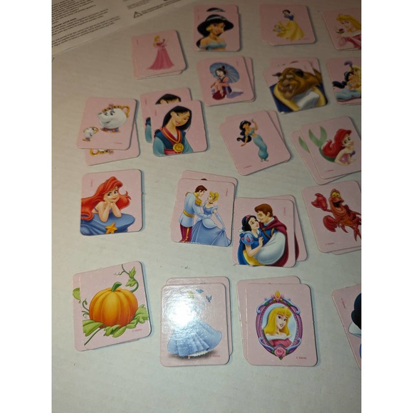 Memory Game Disney Princess Edition Milton Bradley 44007 2004 71/72 Cards - Picture 5 of 12